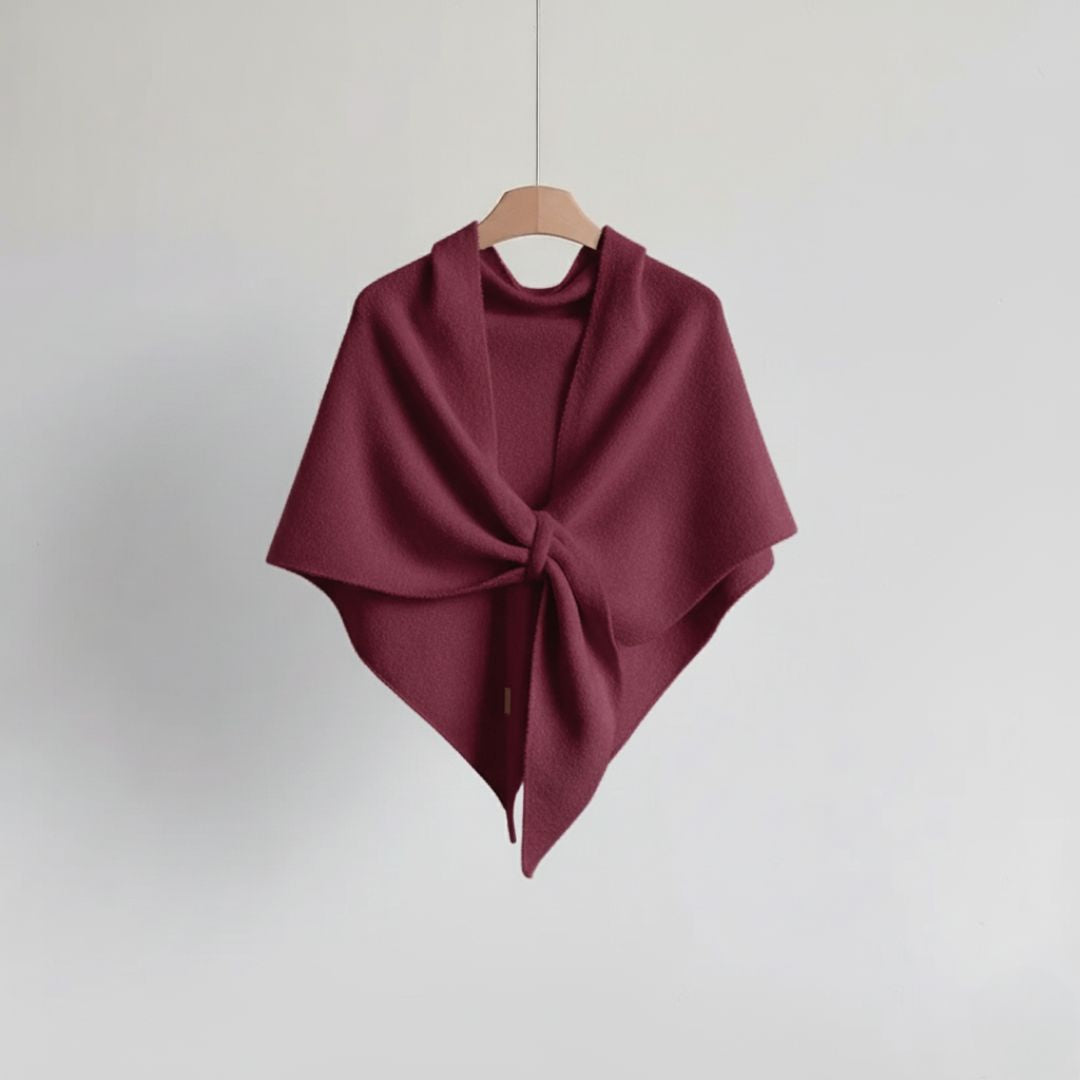 Lunara™ – Poncho de Lana Elegante