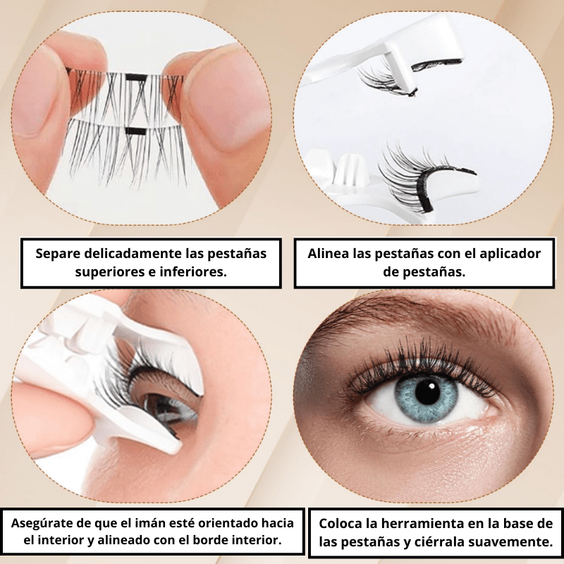 Pestañas Magnéticas Dexvon™ | ¡Adiós al caos del pegamento! - Dexvon