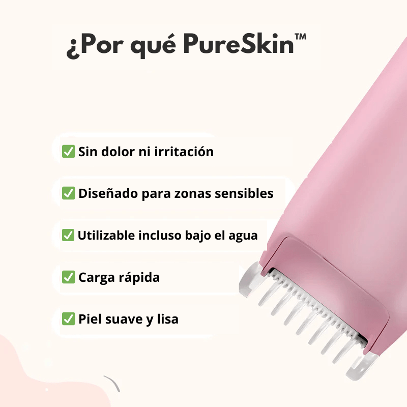 PureSkin™ – Afeitadora eléctrica para mujer - Dexvon