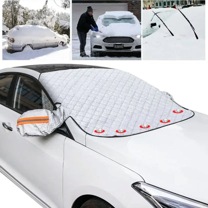 Housse magnétique pour la voiture - Protection contre neige et glace