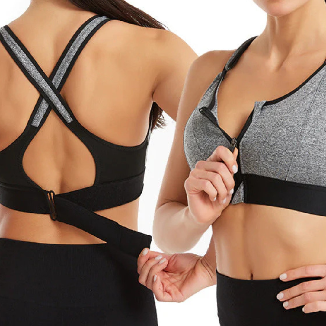 Sportiva™ – Brasier deportivo con cierre frontal