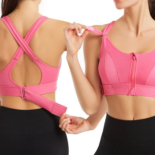 Sportiva™ – Brasier deportivo con cierre frontal