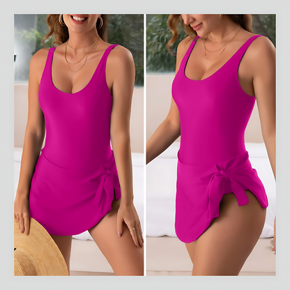 Florivida™ – Traje de baño moldeador con falda