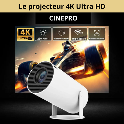 Mini projecteur CinePro - Votre propre cinéma à la maison !