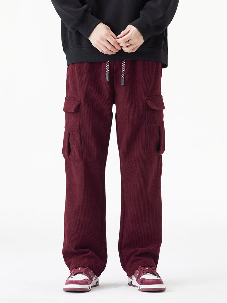 Leo | Pantalon cargo en velours côtelé de laine