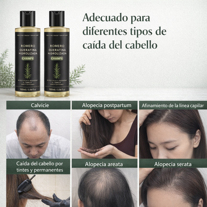 Champú Dexvon™ para el Crecimiento del Cabello