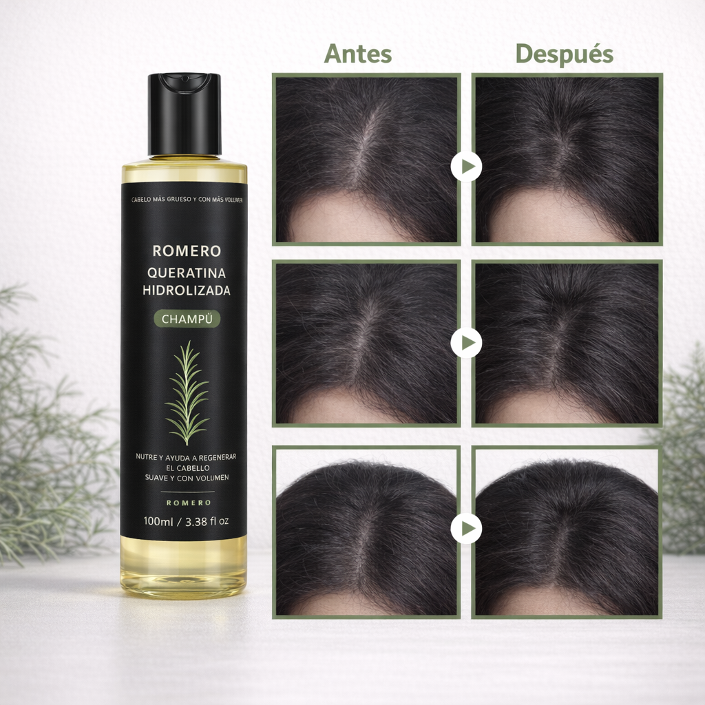 Champú Dexvon™ para el Crecimiento del Cabello