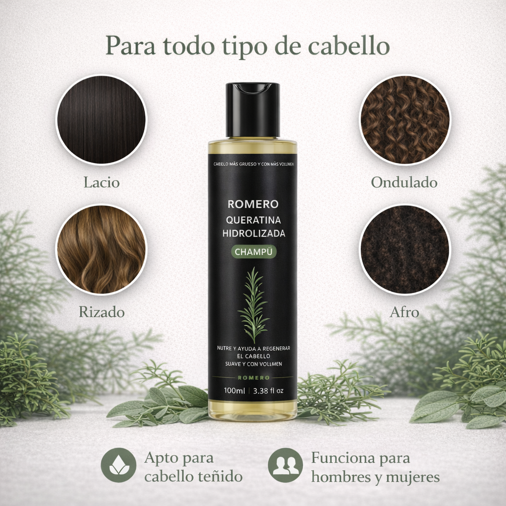Champú Dexvon™ para el Crecimiento del Cabello
