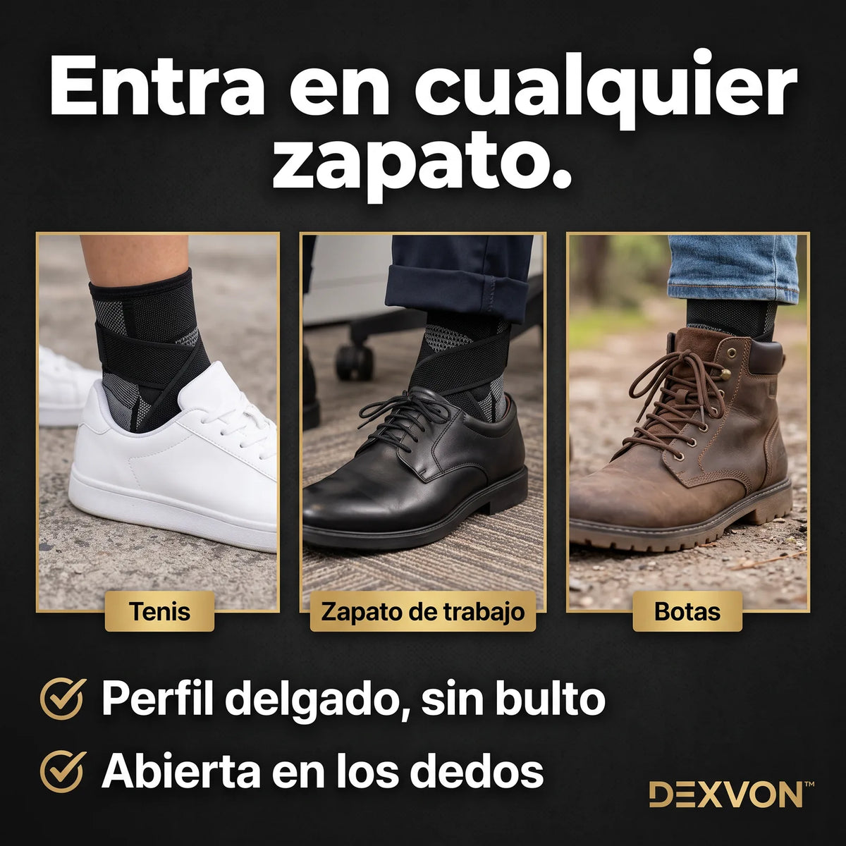 Dexvon™ - Tobillera de Compresión